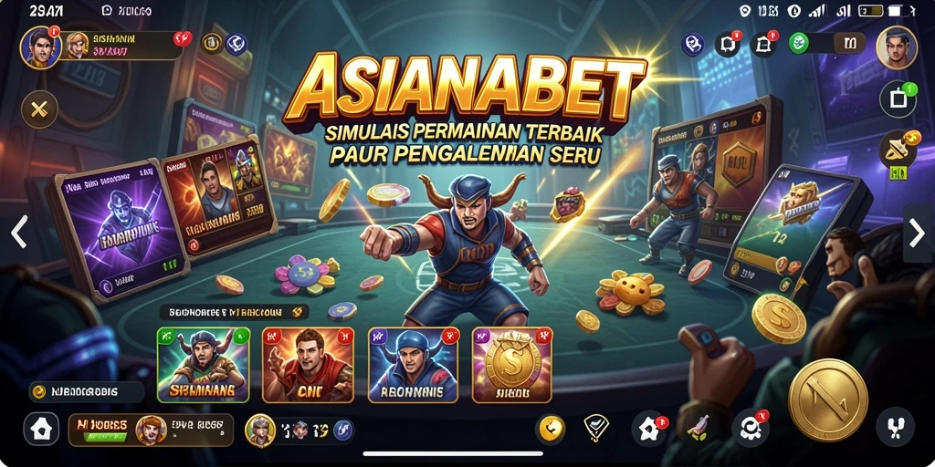 Tampilan gameplay ASIANABET yang mendebarkan dan interaktif.
