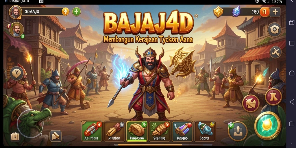 Tampilan gameplay BAJAJ4D yang mendebarkan saat membangun bisnis.