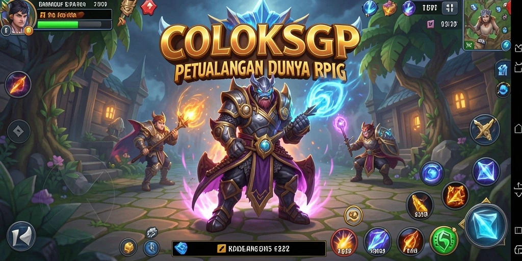 Screenshot COLOKSGP menampilkan petualangan epik dalam dunia RPG.