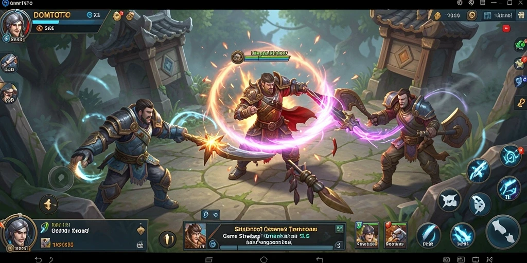 Gameplay menarik di dalam <strong>DOMTOTO</strong> dengan strategi SLG yang mendalam.