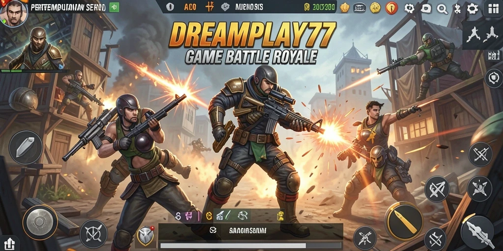 Gameplay mendebarkan di arena pertempuran DREAMPLAY77.