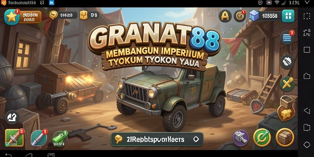 Gameplay Tycoon yang menarik dengan manajemen bisnis yang mendetail.