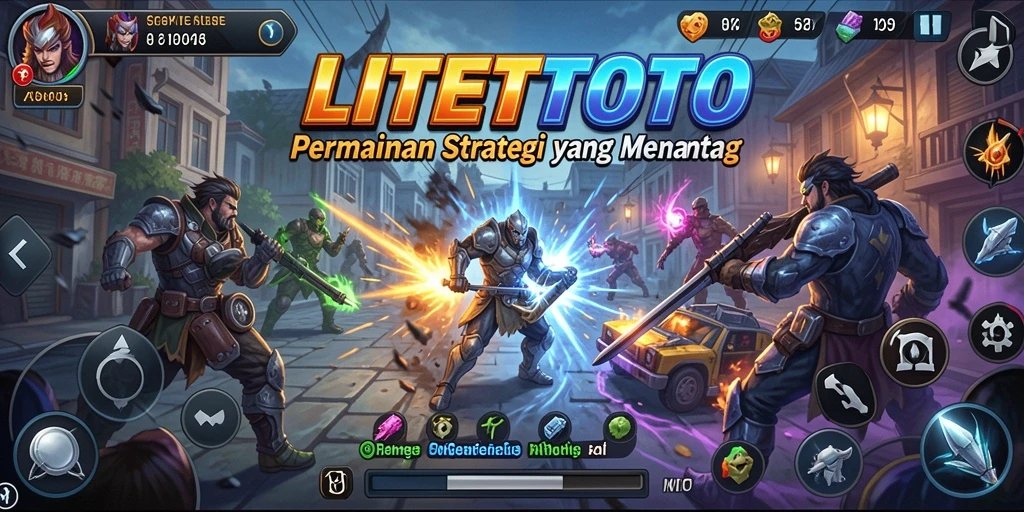 Tampilan gameplay LITETOTO yang mendebarkan dan strategis.