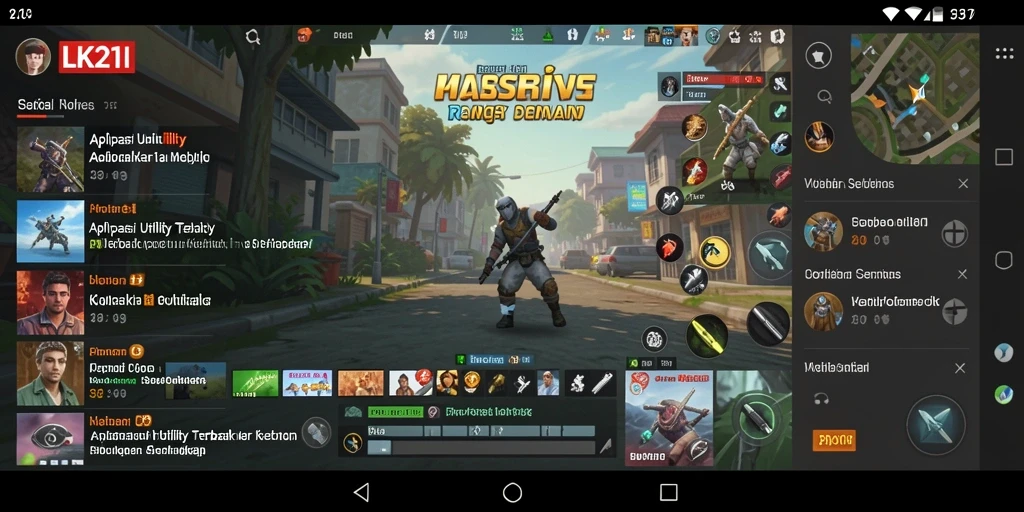 Screenshot utama LK21 menampilkan tampilan aplikasi Utility yang intuitif.