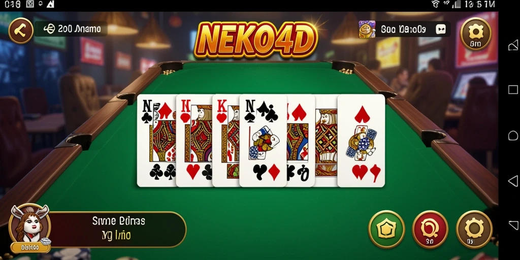 Tampilan gameplay seru dalam NEKO4D dengan teman-teman.