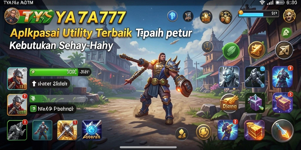 Tampilan antarmuka yang bersih dan fungsional dari TYA777.